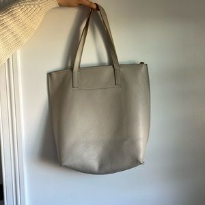 Mark & Graham Daily Leather Tote in Stone  Tote